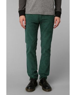 Urban Outfitters Levis 511 Corduroy Pant - Green
