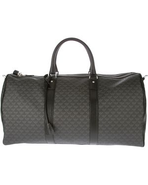 Emporio Armani Monogrammed Duffle Bag - Black