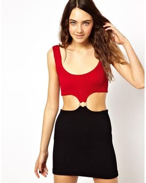 Tripp Nyc Pretty Woman Bodyconscious Dress - Red