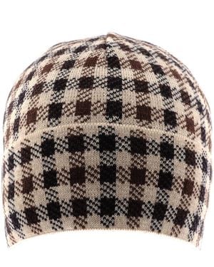 Aquascutum Beanie Hat - Natural