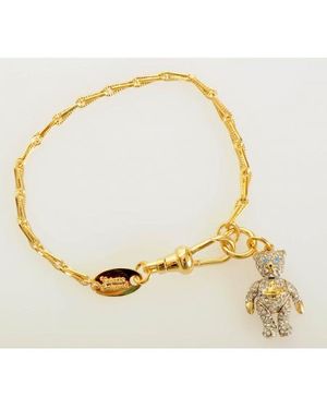 Vivienne Westwood Pave Teddy Bracelet - Metallic