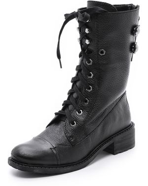 Sam Edelman Darwin Combat Boots - Black