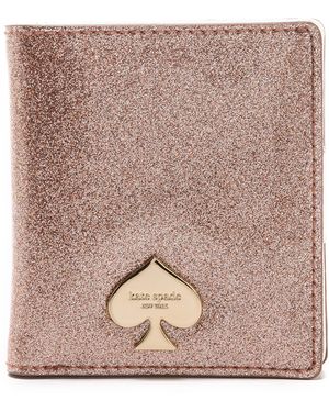 Kate Spade Glitter Bug Small Stacy Wallet - Metallic