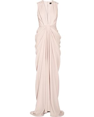 Thakoon Draped Matte satin Gown - Pink