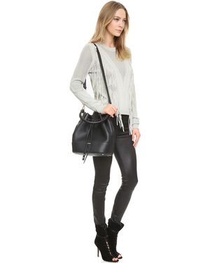 Dkny bucket bag black hotsell