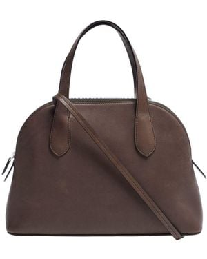 The Row Clutch Aus Leder Peggy - Braun