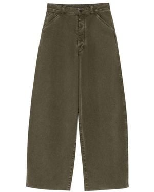 Lemaire Weite Jeans - Grün