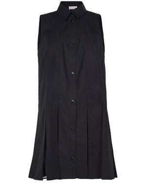 Moncler Mini Shirt Dress - Black