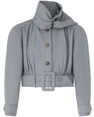 Chloé Belted Jacket - Gray