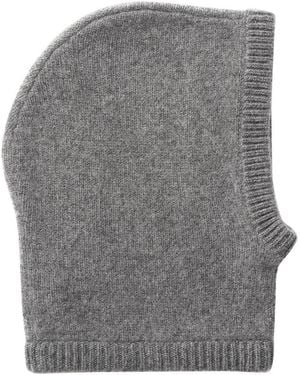 Soft Goat Cashmere Balaclava - Gray