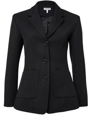 Loewe Woolen Jacket - Black