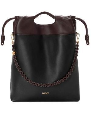 Loewe Tote Geldbörse Flamenco - Schwarz