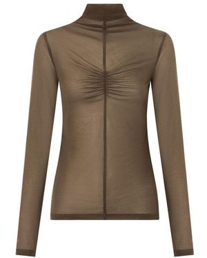 Camilla & Marc Novel Long-Sleeved Top - Brown
