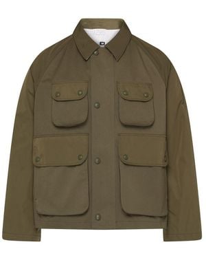 Thom Browne Kurze Jacke Mit Aufgesetzten Taschen - Grün