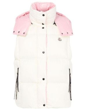 Moncler Luzule Sleeveless Down Jacket - White