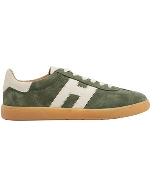Hogan Sneakers Cool En Velours - Vert