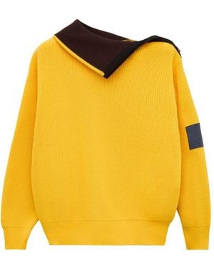 Loewe Pullover Mit Reißverschluss - Gelb