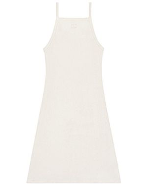Courreges Kleid Spongy Heritage - Weiß