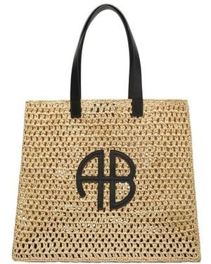 Anine Bing Medium Rio Tote - Metallic