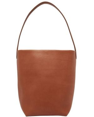 The Row Sac Medium N/S Park Tote - Marron