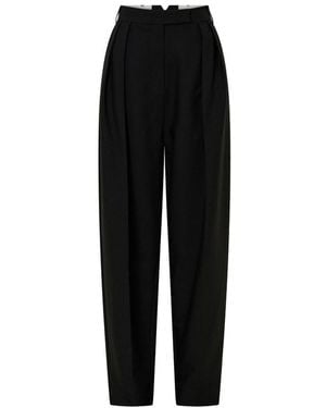 Camilla & Marc Tala Loose-Cut Double-Pleated Pants - Black