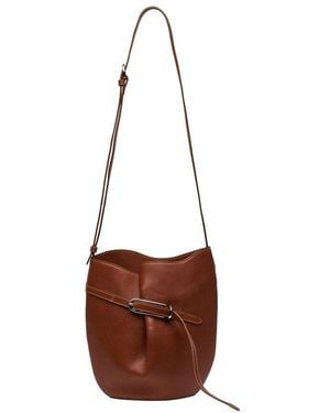Liffner Bucket Bag Mit Gürtel - Braun