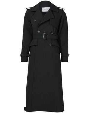 Max Mara Flavio Long Coat - Black