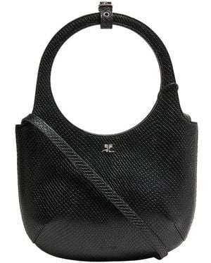 Courreges Handtasche Holy Viper - Schwarz