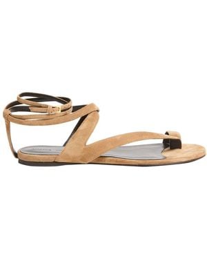 KHAITE Aimee Ankle Strap Sandals - Brown