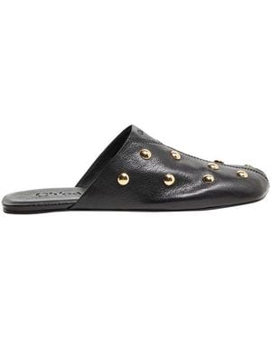 Chloé Mules With Decorative Touches - Black