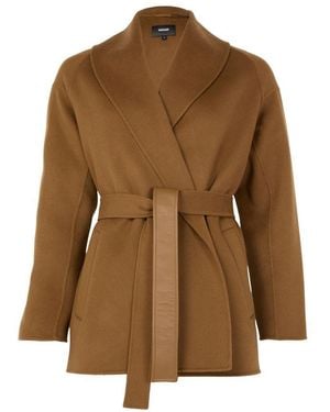 Mackage Tyra Doubleface Wolljacke - Braun
