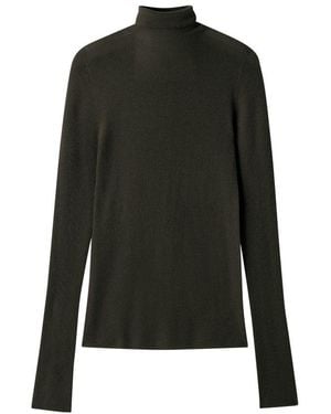Bompard Cashmere Ultrafine Turtleneck Sweater - Green