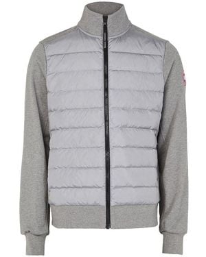 Canada Goose Huron Hybridge Jacket With Full Zipper - Gray
