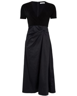 Max Mara V-Neck Maxi Dress - Black