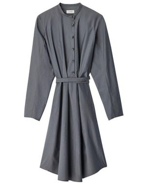 Lemaire Vareuse Belted Dress - Gray