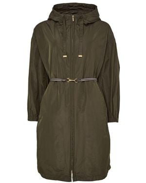 Max Mara Hooded Parka - Green