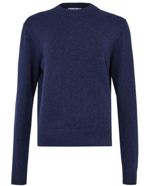 Acne Studios Pullover Mit Rundhalsausschnitt - Blau