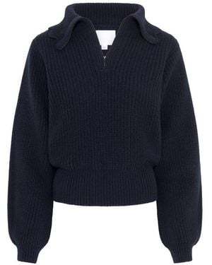 Molli Fantin Polo Shirt-Style Sweater - Blue