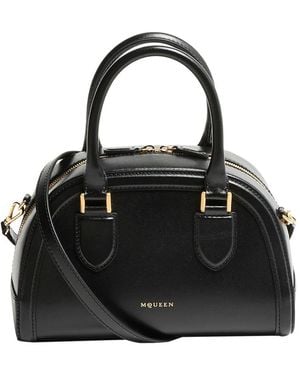 McQueen Kleine Handtasche Birdee Boston - Schwarz