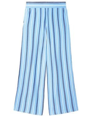 Bompard Striped Palazzo Pants - Blue