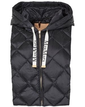 Max Mara Bi-Material Trec Jacket - Black