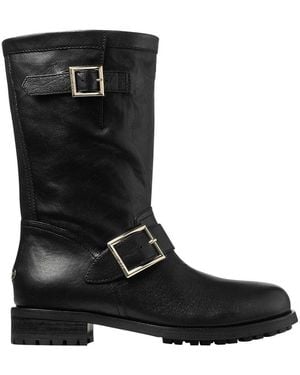 Jimmy Choo Bottes Biker Mid - Noir