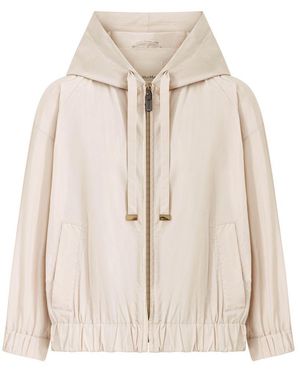 Max Mara Wasserdichte Kapuzenjacke - Natur