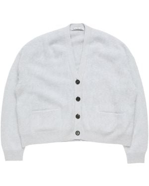 Acne Studios Cardigan En Cachemire - Blanc