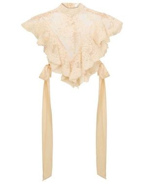 Zimmermann Corsage En Dentelle Hypnotic - Neutre