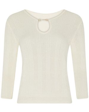 Sessun Pull Isla - Blanc