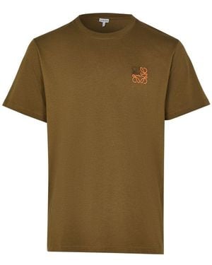 Loewe T-Shirt Anagram - Vert