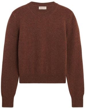 &Daughter Sligo Round-Neck Sweater - Brown