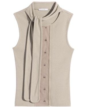 Lemaire Fitted Asymmetric Top - Brown