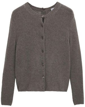 Loewe Cardigan Aus Kaschmir - Grau